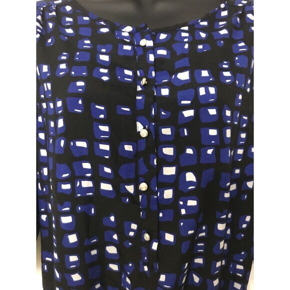 NEW YORK & COMPANY Blouse Top Waist SZ XS X-Small - Picture 7 of 8